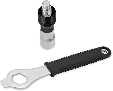 QKURT Herramienta de extracción de manivela para Bicicleta, Juego de Extractor Extractor con Llave Inglesa de 16 mm | Herramienta extractora de manivela para Bicicleta