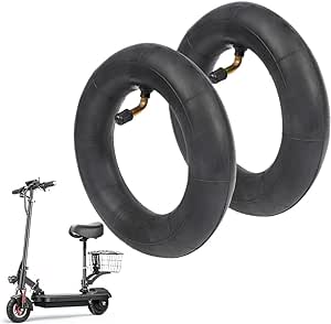 Flycoo2 Tubo Interior de 8 Pulgadas 200 x 50 para Scooter Eléctrico para E100 E200 Schwinn Mongoose Bladeze, Boca Curva