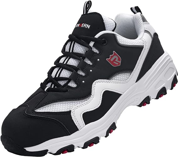 LARNMERN Zapatos de Seguridad Hombre Mujer,Zapatillas de Seguridad Anti-Deslizante Punta de Acero Ultraligero Transpirables L91169,.