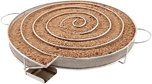 SUNLIFER Generador de humo frío, horno de ahumar de acero inoxidable para humo caliente y frío, perfecto para todas las barbacoas y fumadores, tiempo de humo de hasta 24 horas.
