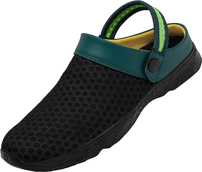 SAGUARO Unisex Respirable de la Red del Acoplamiento Zapatillas de Playa Ahueca hacia Fuera Las Sandalias.EU 47