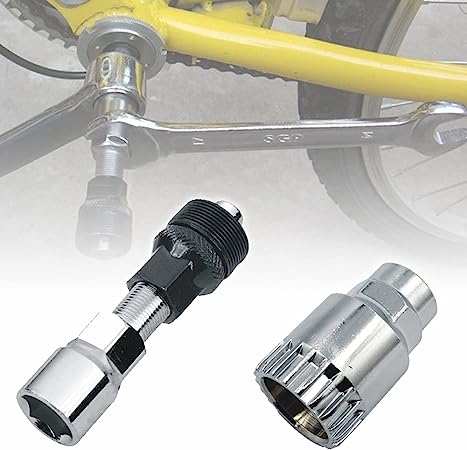 Winlauyet Juego 2 en 1 de bielas para bicicleta de montaña