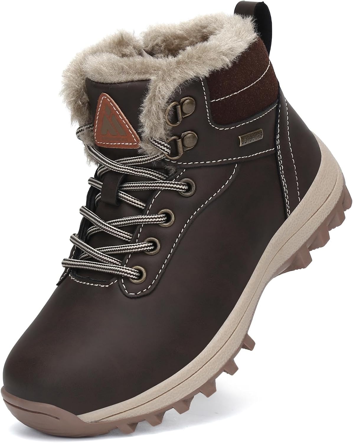 Mishansha Botas de Trekking Cálido Botas de Nieve para Montaña Senderismo para Niño Niña Gr.24-36