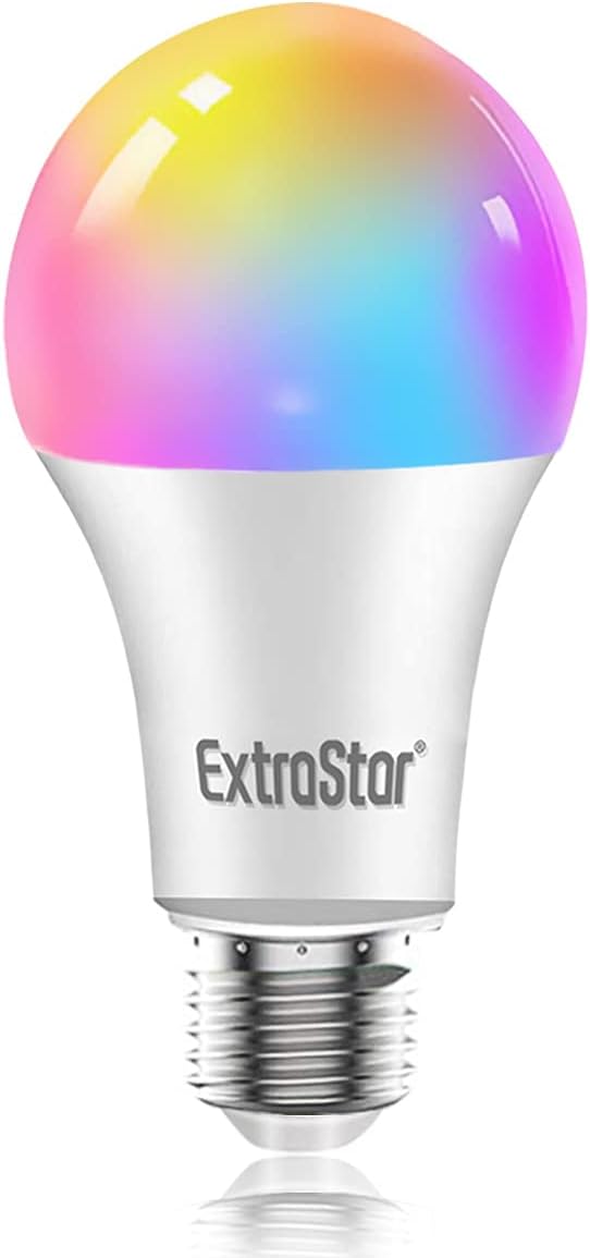 EXTRASTAR Bombilla LED Inteligente WiFi, E27, 15W, 1 Pack