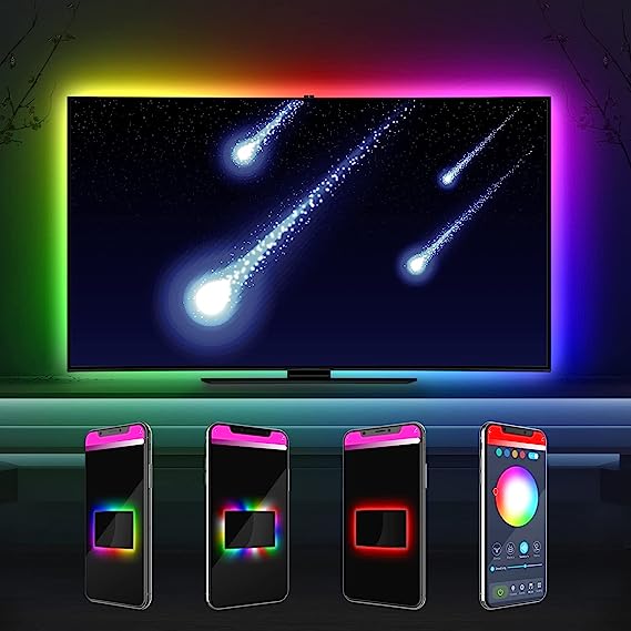 DreamColor - Luz de fondo LED para TV de 40 a 85 pulgadas (5 m)