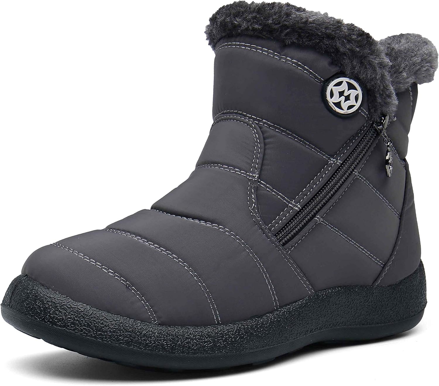 Gaatpot Botas Mujer Invierno Botines de Nieve Calentitas Zapatos Forradas Impermeable Botas de Nieve Cómodas Antideslizante Ligero
