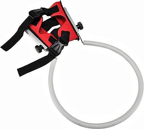 Arnés seguro para perros ciegos guía de anillo de protección ajustable, chaleco anticolisión, dispositivo protector para mascotas perros y gatos (color rojo, tamaño: M)