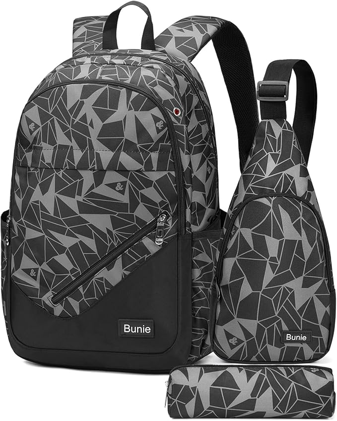 bunie Bolso Mochilas Escolares Adolescentes para Escuela Intermedia Mochila Escolar Niño y Niñas 8 10 12 14 16 18 Años Juveniles Grandes Colegio Instituto Bolsas Escolares
