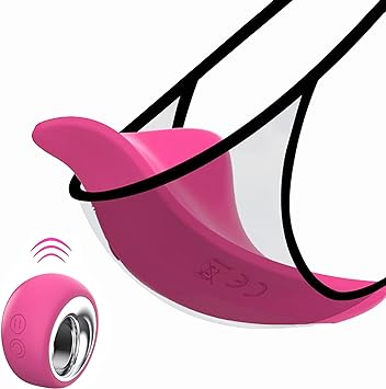 Tuonitaiji Vibrador Mariposa con Control Remoto, Vibradores de Colocación, Vibradores Deslizantes, Mini Vagina Silenciosa, Estimulador de Clítoris, Juguete Sexual para Parejas Femeninas