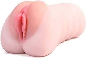 Juguetes sexuales masculunio, Hombre Succion V?gina Realista M?sturv?dor Masculino Manual Silicona Vagina 100% a Prueba de Agua J?color Carne /16Cm/6.3In/16Cm/6.3In
