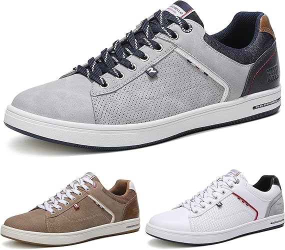 ARRIGO BELLO Zapatos Hombre Vestir Casual Zapatillas Deportivas Running Sneakers Corriendo Transpirable Tamaño 40-46