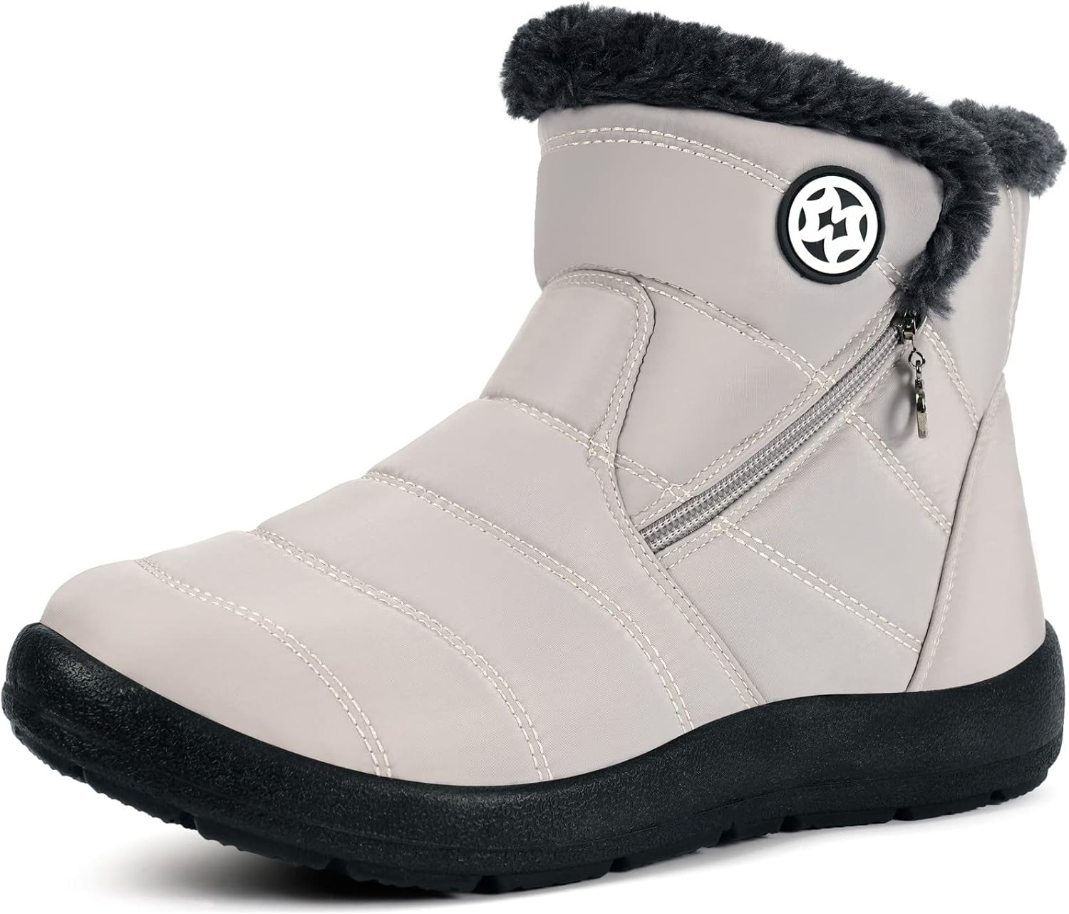 Gaatpot Botas Mujer Invierno Botines de Nieve Calentitas Zapatos Forradas Impermeable Botas de Nieve Cómodas Antideslizante Ligero