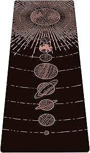 LaiEr Tragbare Reise-Yogamatte, faltbare, leichte Trainingsmatte – ideal fr Yoga, Pilates, Bikram, Stretching, Training und Bewegung (183 cm x 61 cm x 1,5 mm)