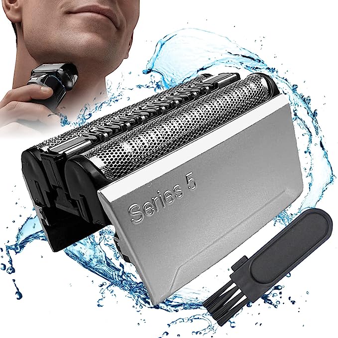 Compatible con Series 5 Afeitadora Eléctrica Cabezal 52S,S5 Repuesto para Afeitadora 52S Accesorios Esenciales Afeitadora Electrica Compatible con Braun 5 Series 52s Series 5 5020S 5030S 5040S 52B