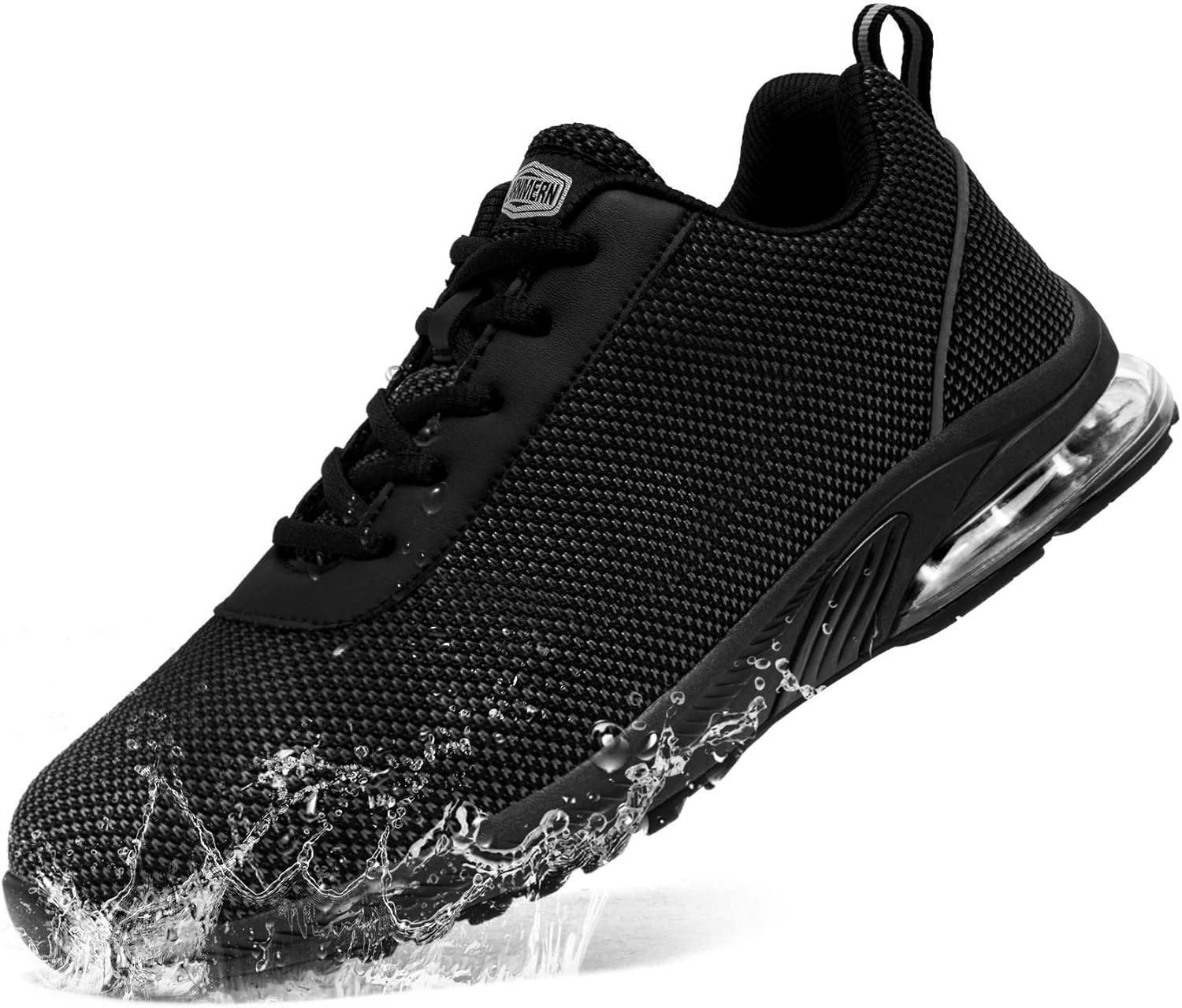 LARNMERN Impermeable Zapatos de Seguridad para Hombre, S1P Calzado de Seguridad Punta de Acero Zapatillas de Trabajo Ligero Transpirable Antiperforación Antideslizante Antiestático