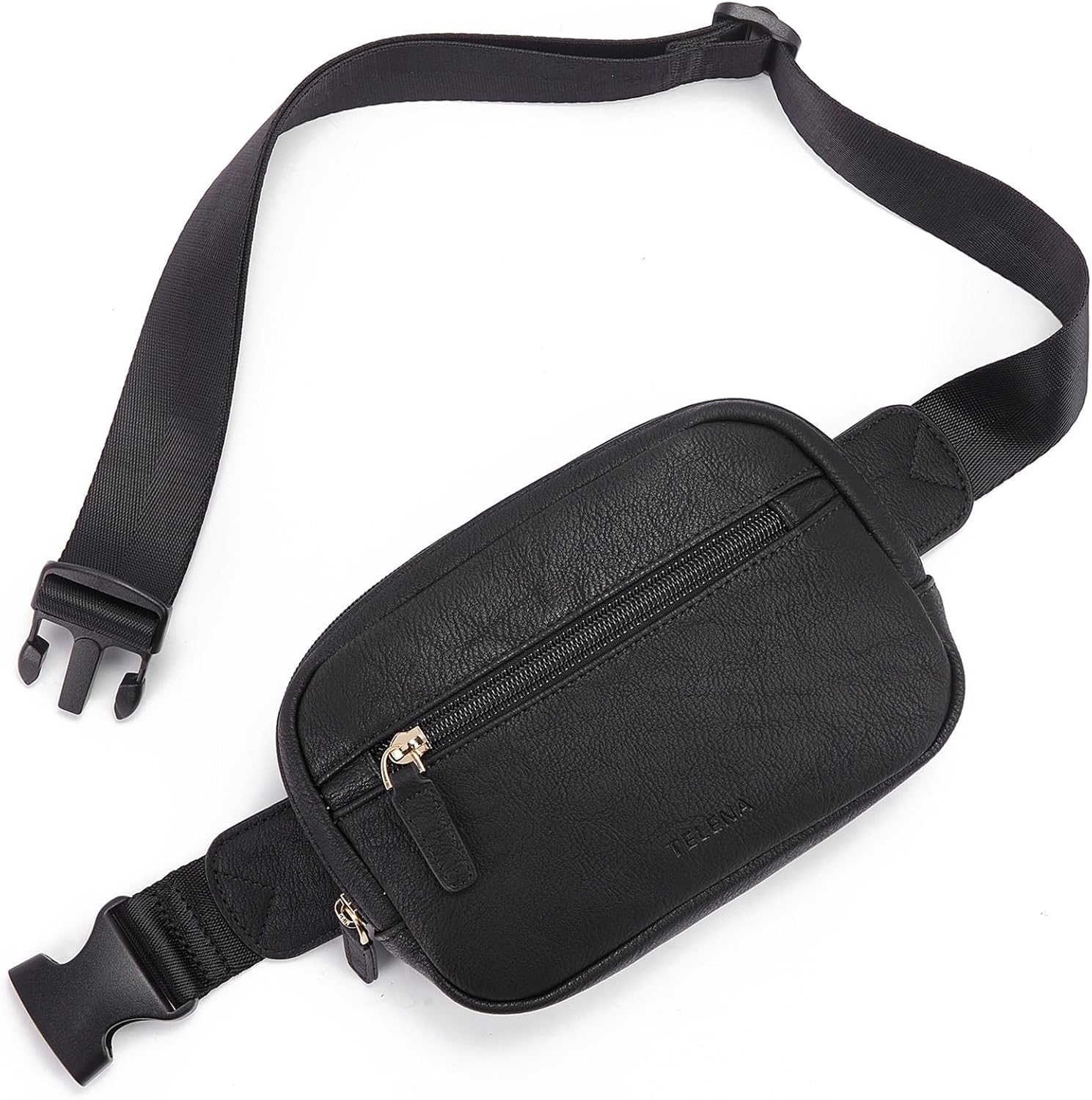 Telena Bauchtasche Damen Grteltasche, PU Leder Crossbody Bag Frauen Umhängetasche Klein Brustbeutel Stylisch Taschen Brusttasche