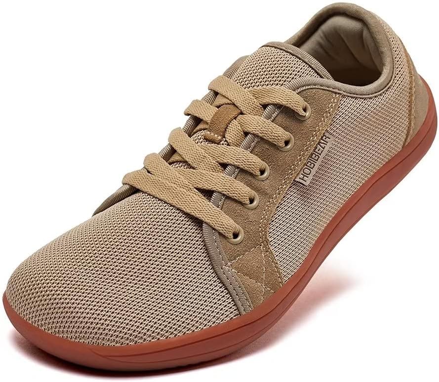 HOBIBEAR Unisex Calzado Descalzo Minimalistas Hombres Mujeres Zapatillas Ligeras Flexibles para Exterior Interio Ligeros y Transpirables