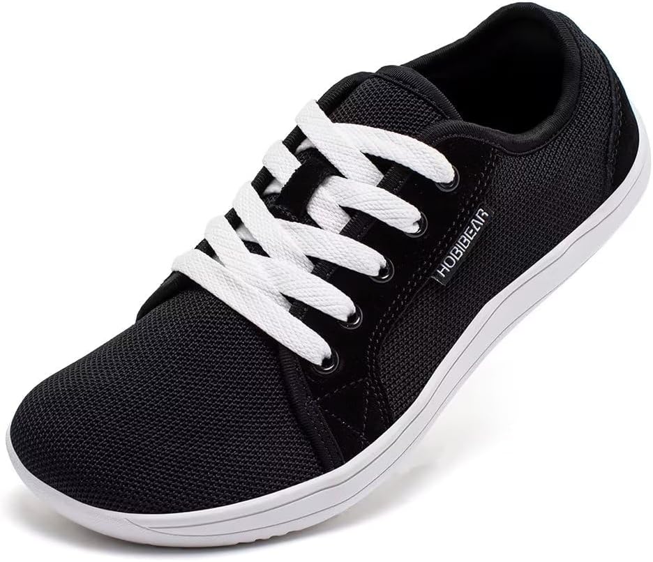 HOBIBEAR Unisex Calzado Descalzo Minimalistas Hombres Mujeres Zapatillas Ligeras Flexibles para Exterior Interio Ligeros y Transpirables