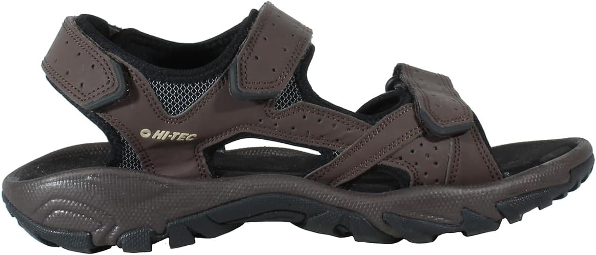 Hi-Tec NERPA Sandalia deportiva hombre, zapatillas exterior senderismo, calzado de uso diario con planta de serraje