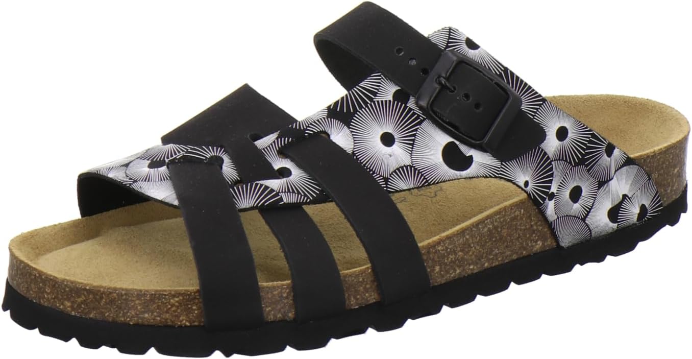 AFS-Schuhe 2122 - Pantuflas para mujer de piel auténtica, de alta calidad con suela de EVA, fabricadas en Alemania