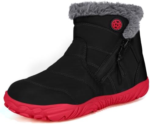 Gaatpot Botas de Nieve Calientes Zapatillas de Invierno Impermeables Unisex Niños,Gr.29-39 Talla 30