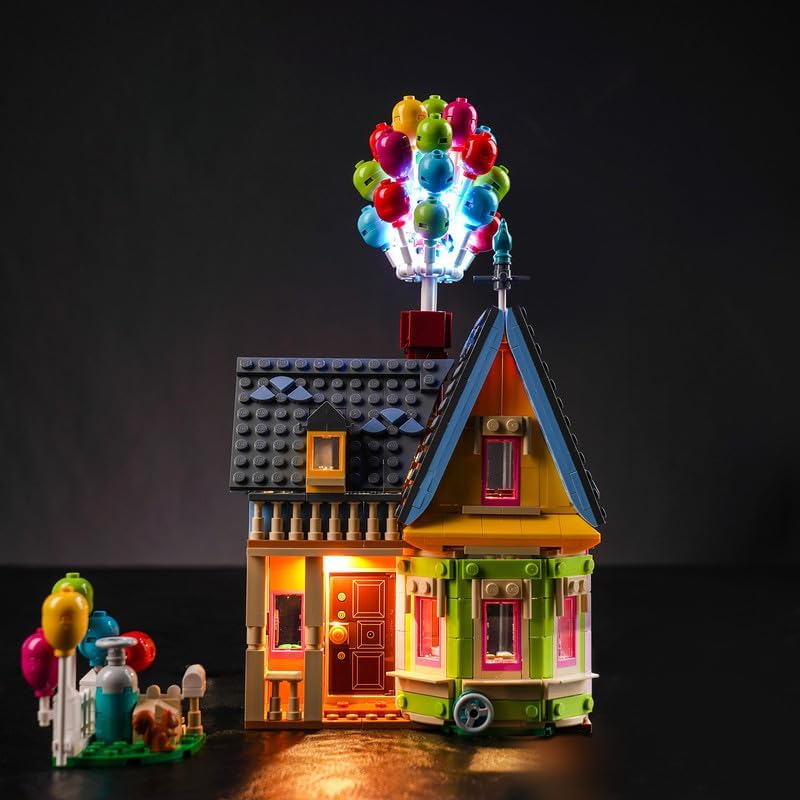 Kit de luz LED de Pipart para LEGO 43217 CARLS CASA ARRIBA, Kit de luz solamente, modelo LEGO no incluido