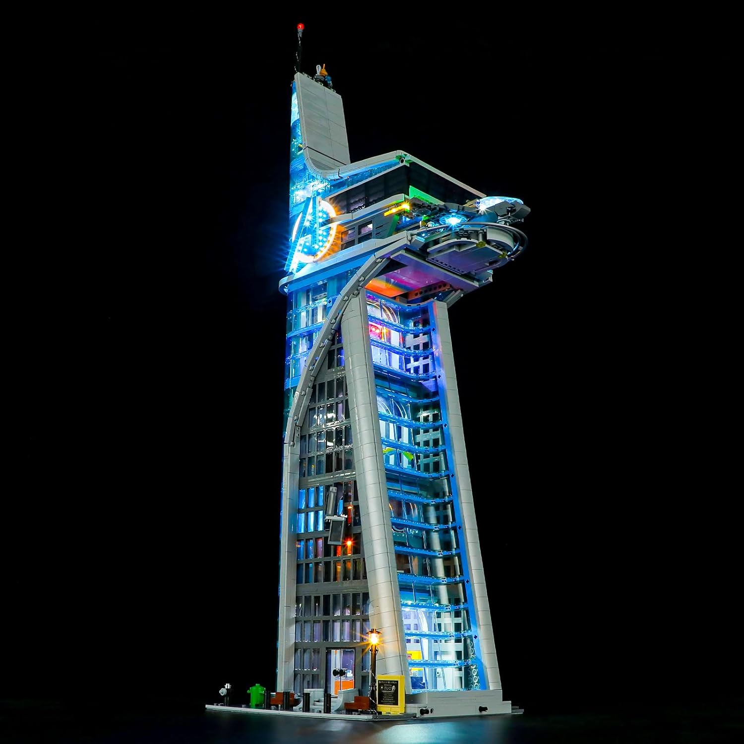 BRIKSMAX 76269 Luz para la Torre de los Vengadores de Lego - Compatible con el modelo de bloques de construcción Lego Marvel - El set de Lego no está incluido.