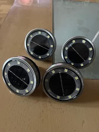 Iluminación LED para jardín btfarm, luces solares impermeables para suelo, lámparas solares para jardín, césped, entrada, pasarela, patio, blanco cálido. 16 unds