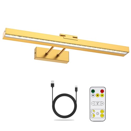 Lámpara de imagen inalámbrica con mando a distancia que ofrece tres temperaturas de color: 3000 K (blanco cálido), 4500 K (blanco puro) y 6000 K (blanco frío). Brillo regulable del 10 % al 100 % y fun