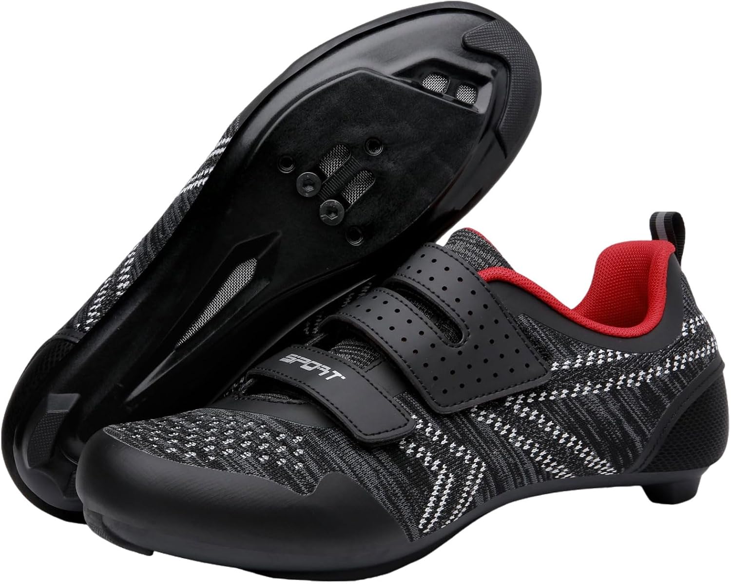 Zapatillas Ciclismo Mujer,Zapatillas Ciclismo Carretera para Hombre,Zapatos De Entrenamiento Al Aire Libre,Zapatillas Ciclismo Interior Y Exterior,Ciclismo de Montaña,Flexible