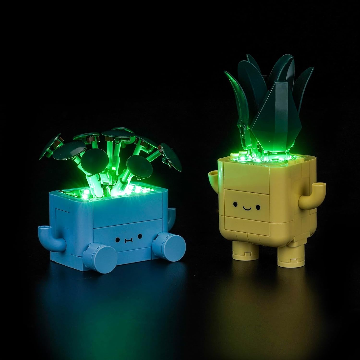 Kit de luces compatible con el set Lego 10349 Happy Plants Botanical Collection (modelo no incluido), kit de iluminación LED compatible con el juguete creativo Happy Plants 10349
