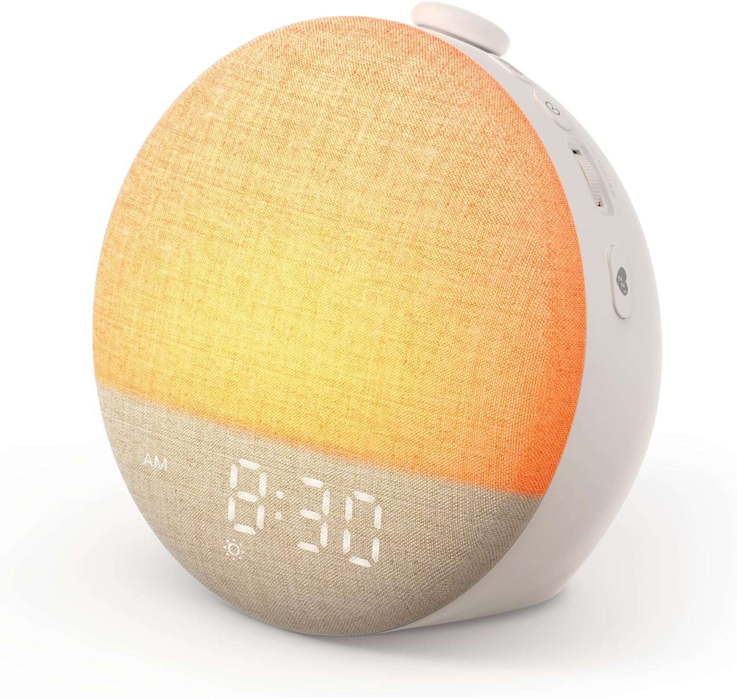 Reloj despertador Dreamegg con luz diurna, despertador con 29 sonidos relajantes, luz nocturna RGB con 10 colores, luz de despertador, 20 niveles de brillo y 5 niveles de visualización, modo favorito, función de repetición, ideal para el dormitorio.